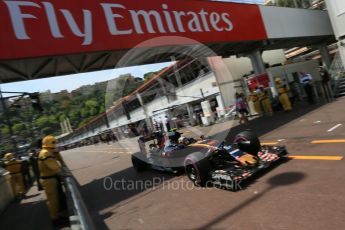 World © Octane Photographic Ltd. Scuderia Toro Rosso STR11 – Carlos Sainz. Saturday 28th May 2016, F1 Monaco GP Practice 3, Monaco, Monte Carlo. Digital Ref : 1568LB5D8338