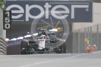 World © Octane Photographic Ltd. McLaren Honda MP4-31 – Jenson Button. Thursday 26th May 2016, F1 Monaco GP Practice 1, Monaco, Monte Carlo. Digital Ref :