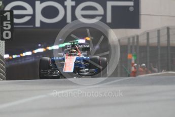 World © Octane Photographic Ltd. Manor Racing MRT05 - Pascal Wehrlein. Thursday 26th May 2016, F1 Monaco GP Practice 1, Monaco, Monte Carlo. Digital Ref :