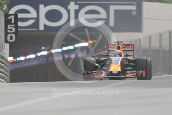 World © Octane Photographic Ltd. Red Bull Racing RB12 – Daniel Ricciardo. Thursday 26th May 2016, F1 Monaco GP Practice 1, Monaco, Monte Carlo. Digital Ref :