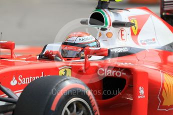 World © Octane Photographic Ltd. Scuderia Ferrari SF16-H – Kimi Raikkonen. Thursday 26th May 2016, F1 Monaco GP Practice 1, Monaco, Monte Carlo. Digital Ref :