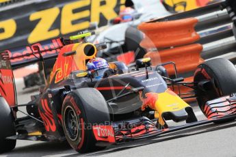 World © Octane Photographic Ltd. Red Bull Racing RB12 – Max Verstappen. Thursday 26th May 2016, F1 Monaco GP Practice 1, Monaco, Monte Carlo. Digital Ref :