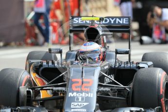 World © Octane Photographic Ltd. McLaren Honda MP4-31 – Jenson Button. Thursday 26th May 2016, F1 Monaco GP Practice 1, Monaco, Monte Carlo. Digital Ref :