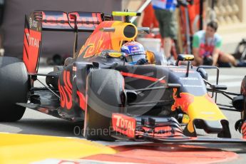 World © Octane Photographic Ltd. Red Bull Racing RB12 – Max Verstappen. Thursday 26th May 2016, F1 Monaco GP Practice 1, Monaco, Monte Carlo. Digital Ref :