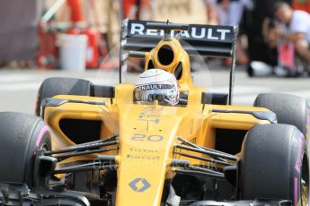 World © Octane Photographic Ltd. Renault Sport F1 Team RS16 - Kevin Magnussen. Thursday 26th May 2016, F1 Monaco GP Practice 1, Monaco, Monte Carlo. Digital Ref :