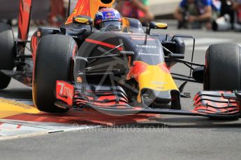 World © Octane Photographic Ltd. Red Bull Racing RB12 – Max Verstappen. Thursday 26th May 2016, F1 Monaco GP Practice 1, Monaco, Monte Carlo. Digital Ref :
