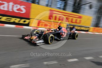 World © Octane Photographic Ltd. Scuderia Toro Rosso STR11 – Daniil Kvyat. Thursday 26th May 2016, F1 Monaco GP Practice 1, Monaco, Monte Carlo. Digital Ref :