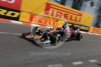 World © Octane Photographic Ltd. Scuderia Toro Rosso STR11 – Daniil Kvyat. Thursday 26th May 2016, F1 Monaco GP Practice 1, Monaco, Monte Carlo. Digital Ref :