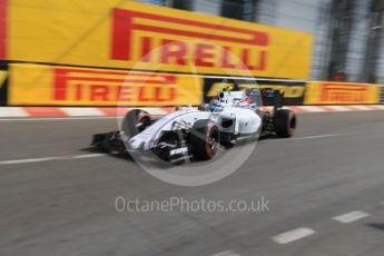 World © Octane Photographic Ltd. Williams Martini Racing, Williams Mercedes FW38 – Valtteri Bottas. Thursday 26th May 2016, F1 Monaco GP Practice 1, Monaco, Monte Carlo. Digital Ref :