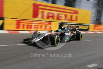 World © Octane Photographic Ltd. Sahara Force India VJM09 - Nico Hulkenberg. Thursday 26th May 2016, F1 Monaco GP Practice 1, Monaco, Monte Carlo. Digital Ref :