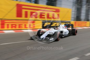 World © Octane Photographic Ltd. Williams Martini Racing, Williams Mercedes FW38 – Felipe Massa. Thursday 26th May 2016, F1 Monaco GP Practice 1, Monaco, Monte Carlo. Digital Ref :