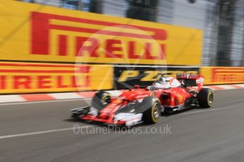 World © Octane Photographic Ltd. Scuderia Ferrari SF16-H – Sebastian Vettel. Thursday 26th May 2016, F1 Monaco GP Practice 1, Monaco, Monte Carlo. Digital Ref :