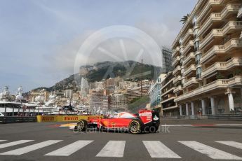 World © Octane Photographic Ltd. Scuderia Ferrari SF16-H – Sebastian Vettel. Thursday 26th May 2016, F1 Monaco GP Practice 1, Monaco, Monte Carlo. Digital Ref :