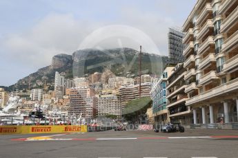World © Octane Photographic Ltd. Mercedes AMG Petronas W07 Hybrid – Lewis Hamilton overshoots the entry to Nouvelle Chicane. Thursday 26th May 2016, F1 Monaco GP Practice 1, Monaco, Monte Carlo. Digital Ref :