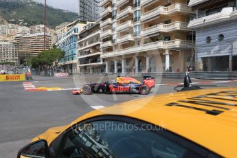 World © Octane Photographic Ltd. Red Bull Racing RB12 – Daniel Ricciardo. Thursday 26th May 2016, F1 Monaco GP Practice 1, Monaco, Monte Carlo. Digital Ref :