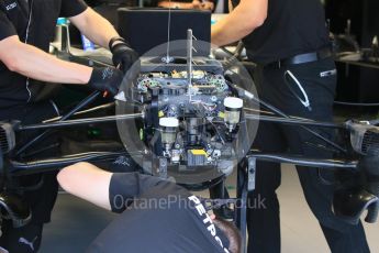 World © Octane Photographic Ltd. Mercedes AMG Petronas W07 Hybrid. Thursday 26th May 2016, F1 Monaco GP Practice 1, Monaco, Monte Carlo. Digital Ref :