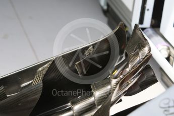 World © Octane Photographic Ltd. Sahara Force India VJM09 - Front Wing Detail. Thursday 26th May 2016, F1 Monaco GP Practice 1, Monaco, Monte Carlo. Digital Ref :
