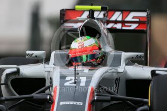 World © Octane Photographic Ltd. Haas F1 Team VF-16 - Esteban Gutierrez. Thursday 26th May 2016, F1 Monaco GP Practice 1, Monaco, Monte Carlo. Digital Ref :