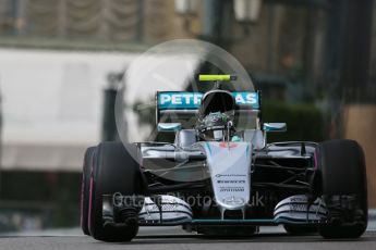 World © Octane Photographic Ltd. Mercedes AMG Petronas W07 Hybrid – Nico Rosberg. Thursday 26th May 2016, F1 Monaco GP Practice 1, Monaco, Monte Carlo. Digital Ref :