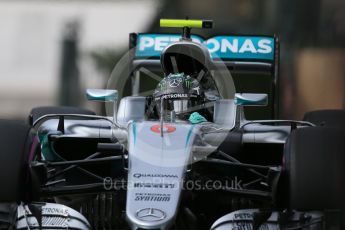 World © Octane Photographic Ltd. Mercedes AMG Petronas W07 Hybrid – Nico Rosberg. Thursday 26th May 2016, F1 Monaco GP Practice 1, Monaco, Monte Carlo. Digital Ref :