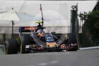 World © Octane Photographic Ltd. Scuderia Toro Rosso STR11 – Carlos Sainz. Thursday 26th May 2016, F1 Monaco GP Practice 1, Monaco, Monte Carlo. Digital Ref :