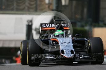 World © Octane Photographic Ltd. Sahara Force India VJM09 - Nico Hulkenberg. Thursday 26th May 2016, F1 Monaco GP Practice 1, Monaco, Monte Carlo. Digital Ref :