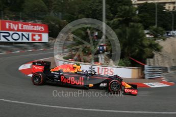 World © Octane Photographic Ltd. Red Bull Racing RB12 – Max Verstappen. Thursday 26th May 2016, F1 Monaco GP Practice 1, Monaco, Monte Carlo. Digital Ref :