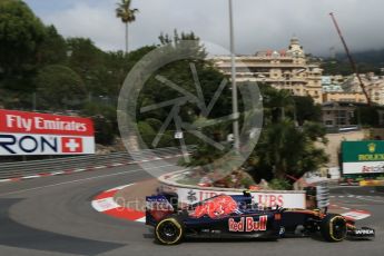 World © Octane Photographic Ltd. Scuderia Toro Rosso STR11 – Carlos Sainz. Thursday 26th May 2016, F1 Monaco GP Practice 1, Monaco, Monte Carlo. Digital Ref :