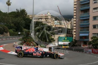World © Octane Photographic Ltd. Scuderia Toro Rosso STR11 – Daniil Kvyat. Thursday 26th May 2016, F1 Monaco GP Practice 1, Monaco, Monte Carlo. Digital Ref :
