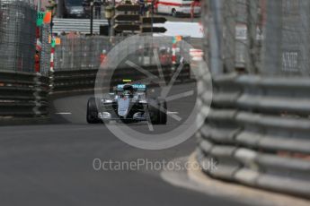World © Octane Photographic Ltd. Mercedes AMG Petronas W07 Hybrid – Nico Rosberg. Thursday 26th May 2016, F1 Monaco GP Practice 1, Monaco, Monte Carlo. Digital Ref :