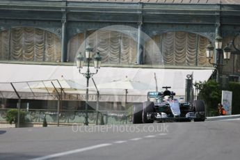 World © Octane Photographic Ltd. Mercedes AMG Petronas W07 Hybrid – Lewis Hamilton. Thursday 26th May 2016, F1 Monaco GP Practice 1, Monaco, Monte Carlo. Digital Ref :