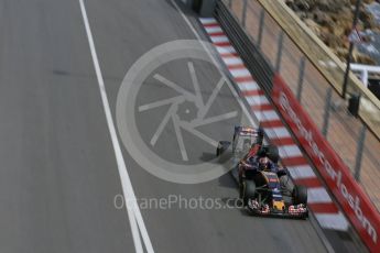 World © Octane Photographic Ltd. Scuderia Toro Rosso STR11 – Daniil Kvyat. Thursday 26th May 2016, F1 Monaco GP Practice 1, Monaco, Monte Carlo. Digital Ref :