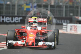 World © Octane Photographic Ltd. Scuderia Ferrari SF16-H – Kimi Raikkonen. Wednesday 25th May 2016, F1 Monaco - Practice 2, Monaco, Monte Carlo. Digital Ref : 1562CB1D7016