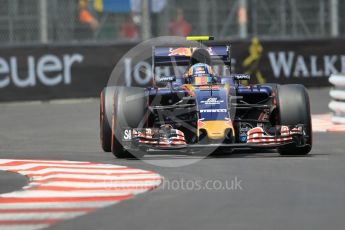World © Octane Photographic Ltd. Scuderia Toro Rosso STR11 – Carlos Sainz. Wednesday 25th May 2016, F1 Monaco - Practice 2, Monaco, Monte Carlo. Digital Ref : 1562CB1D7045