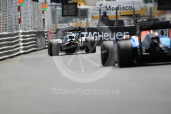 World © Octane Photographic Ltd. Sahara Force India VJM09 - Nico Hulkenberg. Wednesday 25th May 2016, F1 Monaco - Practice 2, Monaco, Monte Carlo. Digital Ref : 1562CB1D7071