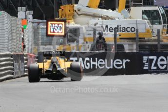 World © Octane Photographic Ltd. Renault Sport F1 Team RS16 - Kevin Magnussen. Wednesday 25th May 2016, F1 Monaco - Practice 2, Monaco, Monte Carlo. Digital Ref : 1562CB1D7158
