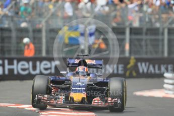 World © Octane Photographic Ltd. Scuderia Toro Rosso STR11 – Daniil Kvyat. Wednesday 25th May 2016, F1 Monaco - Practice 2, Monaco, Monte Carlo. Digital Ref : 1562CB1D7206