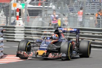 World © Octane Photographic Ltd. Scuderia Toro Rosso STR11 – Daniil Kvyat. Wednesday 25th May 2016, F1 Monaco - Practice 2, Monaco, Monte Carlo. Digital Ref : 1562CB1D7284