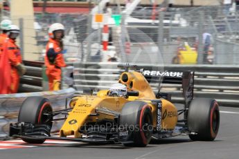 World © Octane Photographic Ltd. Renault Sport F1 Team RS16 - Kevin Magnussen. Wednesday 25th May 2016, F1 Monaco - Practice 2, Monaco, Monte Carlo. Digital Ref : 1562CB1D7313