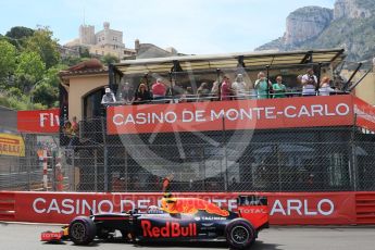 World © Octane Photographic Ltd. Red Bull Racing RB12 – Max Verstappen. Wednesday 25th May 2016, F1 Monaco - Practice 2, Monaco, Monte Carlo. Digital Ref : 1562CB7D1028