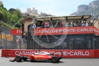 World © Octane Photographic Ltd. Scuderia Ferrari SF16-H – Sebastian Vettel. Wednesday 25th May 2016, F1 Monaco - Practice 2, Monaco, Monte Carlo. Digital Ref : 1562CB7D1035
