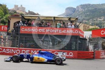 World © Octane Photographic Ltd. Sauber F1 Team C35 – Felipe Nasr. Wednesday 25th May 2016, F1 Monaco - Practice 2, Monaco, Monte Carlo. Digital Ref : 1562CB7D1050