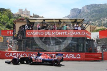 World © Octane Photographic Ltd. Scuderia Toro Rosso STR11 – Daniil Kvyat. Wednesday 25th May 2016, F1 Monaco - Practice 2, Monaco, Monte Carlo. Digital Ref : 1562CB7D1056