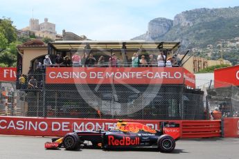 World © Octane Photographic Ltd. Red Bull Racing RB12 – Max Verstappen. Wednesday 25th May 2016, F1 Monaco - Practice 2, Monaco, Monte Carlo. Digital Ref : 1562CB7D1064