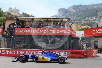 World © Octane Photographic Ltd. Sauber F1 Team C35 – Felipe Nasr. Wednesday 25th May 2016, F1 Monaco - Practice 2, Monaco, Monte Carlo. Digital Ref : 1562CB7D1077