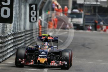 World © Octane Photographic Ltd. Scuderia Toro Rosso STR11 – Carlos Sainz. Wednesday 25th May 2016, F1 Monaco - Practice 2, Monaco, Monte Carlo. Digital Ref : 1562LB1D7261