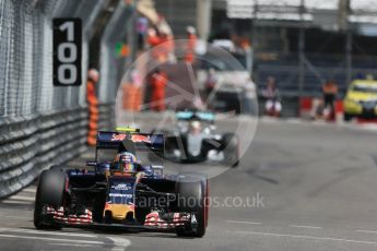 World © Octane Photographic Ltd. Scuderia Toro Rosso STR11 – Carlos Sainz. Wednesday 25th May 2016, F1 Monaco - Practice 2, Monaco, Monte Carlo. Digital Ref : 1562LB1D7341