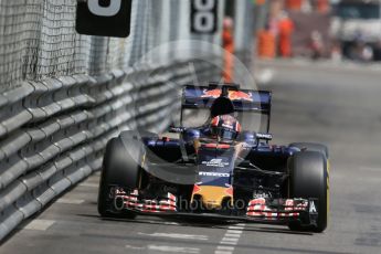World © Octane Photographic Ltd. Scuderia Toro Rosso STR11 – Daniil Kvyat. Wednesday 25th May 2016, F1 Monaco - Practice 2, Monaco, Monte Carlo. Digital Ref : 1562LB1D7390