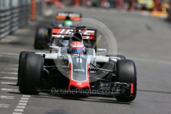World © Octane Photographic Ltd. Haas F1 Team VF-16 – Romain Grosjean. Wednesday 25th May 2016, F1 Monaco - Practice 2, Monaco, Monte Carlo. Digital Ref : 1562LB1D7455