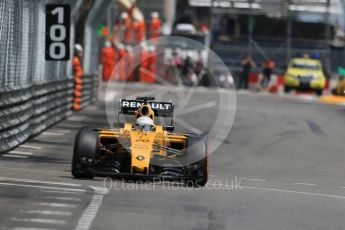 World © Octane Photographic Ltd. Renault Sport F1 Team RS16 - Kevin Magnussen. Wednesday 25th May 2016, F1 Monaco - Practice 2, Monaco, Monte Carlo. Digital Ref : 1562LB1D7474